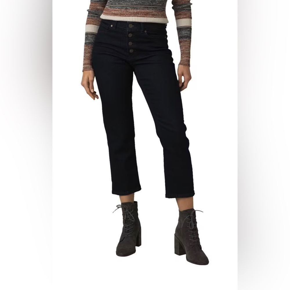 Prana Gram Crop Jean Dark Denim Jeans